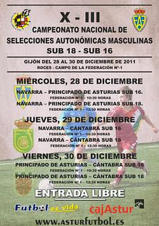 CAMPEONATO DE SELECCIONES SUB 16 Y SUB 18 2011/2012 (RESULTADOS, CRÓNICAS E IMAGENES) CAMPEONATO DE SELECCIONES SUB 16 Y SUB 18 2011/2012 (RESULTADOS, CRÓNICAS E IMAGENES)