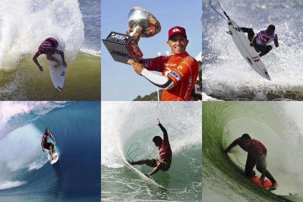 Los contendientes por el Título Mundial ASP 2012