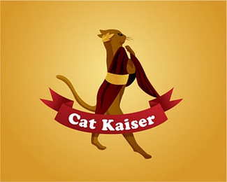 Diseños de logotipos creativos de gatos