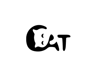 Diseños de logotipos creativos de gatos