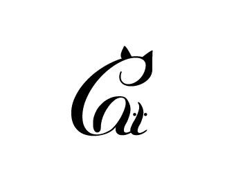 Diseños de logotipos creativos de gatos