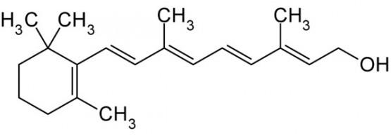 Molécula de retinol