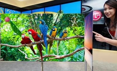 LG presenta un televisor con tecnología OLED de 55 pulgadas