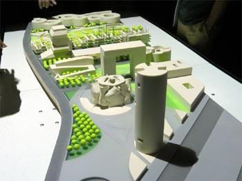 sociopolis,maqueta Maqueta del proyecto Sociópolis