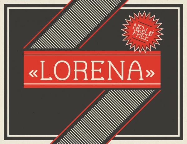 Lorena [ fuente gratuita ]