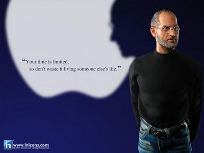 Steve Jobs y su muñeco artículado
