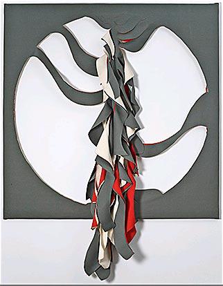 Emilia Azcárate 'Sin Título', 2011. Lona sobre lona 154 x 154 cm. Emilia Azcárate 'Sin Título', 2011. Lona sobre lona 154 x 154 cm.