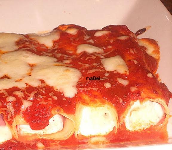Canelones caseros, canellonni, manicotti Canelones caseros, canellonni, manicotti