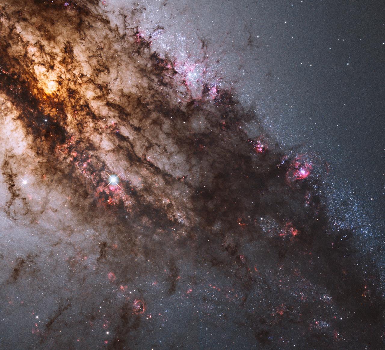 La galaxia Centaurus A La galaxia Centaurus A