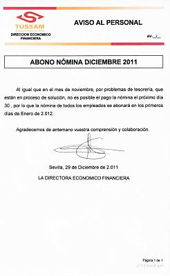 Los hijos de los trabajadores de Tussam escibren su carta de Reyes a Urdangarín