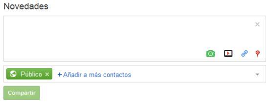 recuadro-para-compartir-en-google-plus Compartir en Google Plus a través de su cuadro de contenidos.