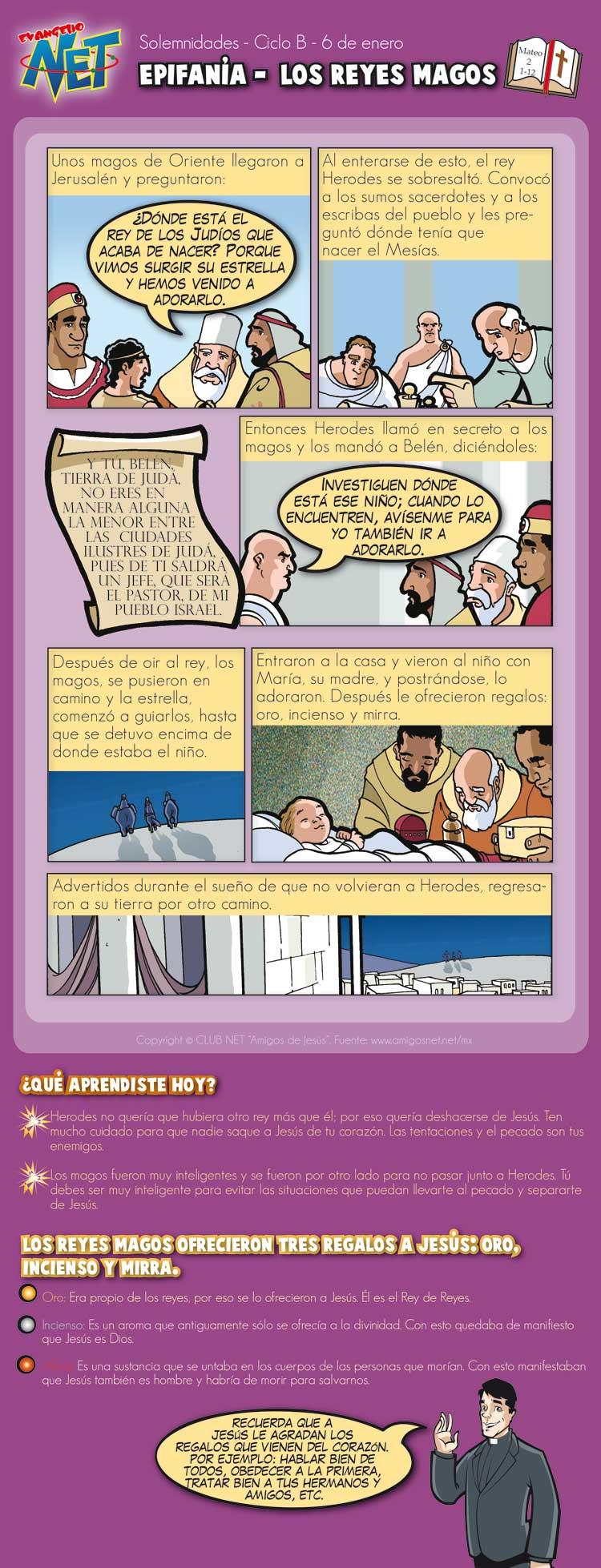 EVANGELIO DOMINICAL EN CÓMIC: EPIFANÍA DEL SEÑOR