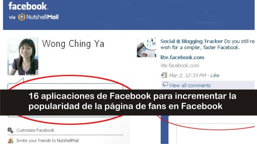 Hosted by imgur.com 104 magnificas aplicaciones de facebook para crear las mejores Fan Page