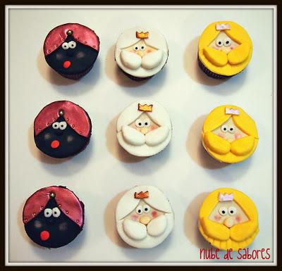 CUPCAKES DE CHOCOLATE - REYES MAGOS