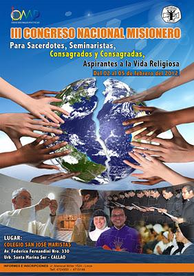 EN FEBRERO SE REALIZARÁ III CONGRESO NACIONAL MISIONERO DEL CLERO Y DE LA VIDA CONSAGRADA