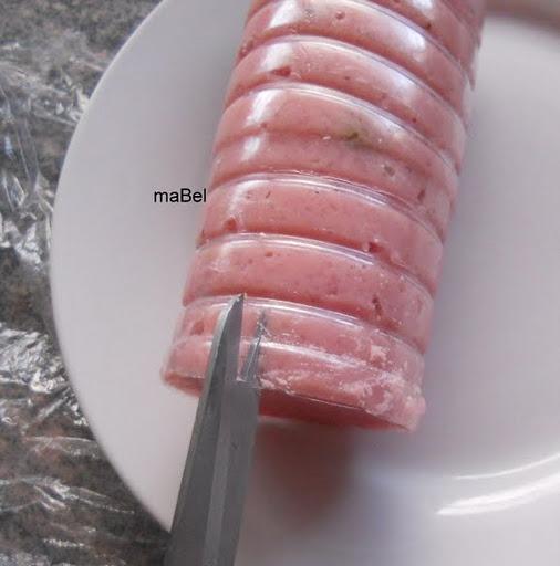 Salchichon o mortadela vegetariana Salchichon o mortadela vegetariana