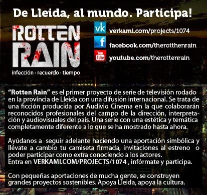 Rotten Rain busca un actor/actriz y tu puedes ser uno de ellos