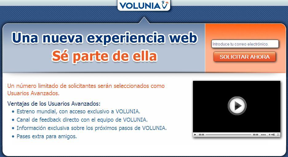 VOLUNIA: EL NUEVO BUSCADOR INTELIGENTE VOLUNIA: EL NUEVO BUSCADOR INTELIGENTE