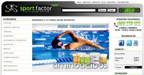 Arranca Sportfactor Shop, tu nueva tienda online