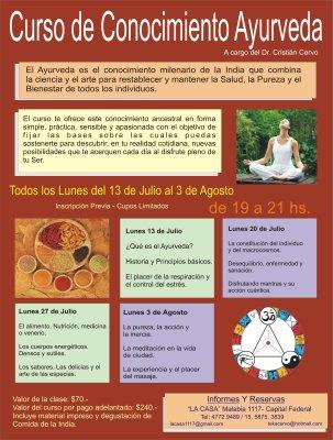 Curso de Conocimiento Ayurveda Curso de Conocimiento Ayurveda