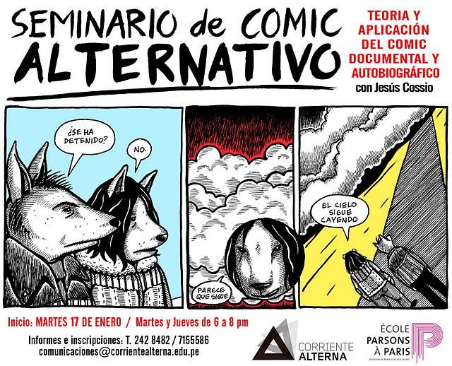 Seminario de Comics Aternativos con Jesús Cossio‏