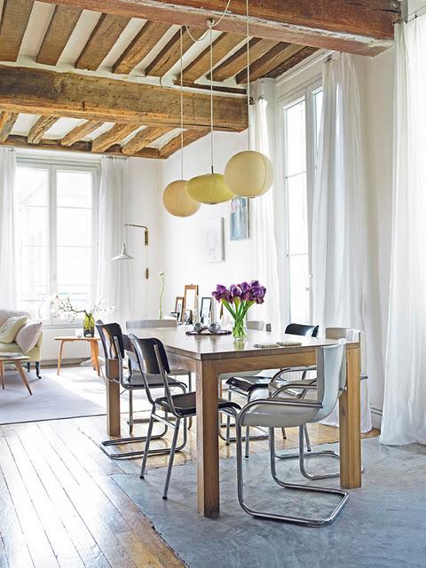 Un salón muy femenino, de estética Boho-Chic Un salón muy femenino, de estética Boho-Chic