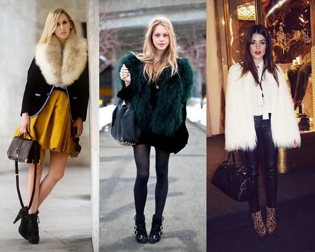 STREET STYLE: FURRY COATS