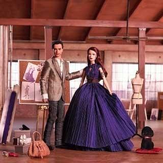 Barbie y ken vestidos por Zac Posen