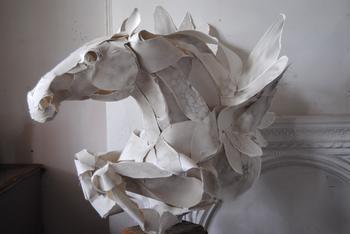 Esculturas de animales de papel por Anna-Wili Highfield