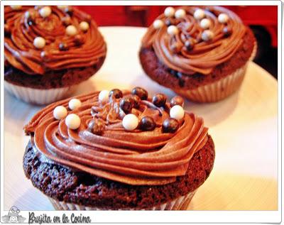 Cupcakes malteados