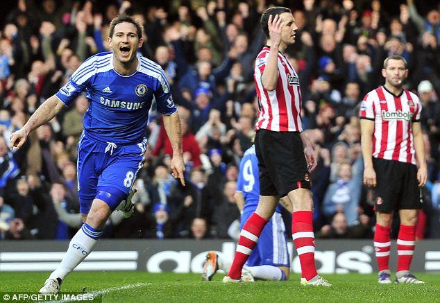 Lampard se encuentra con la victoria. Lampard se encuentra con la victoria.