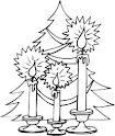 Arbol navideño para colorear Arbol navideño para colorear