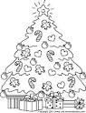 Arbol navideño para colorear Arbol navideño para colorear
