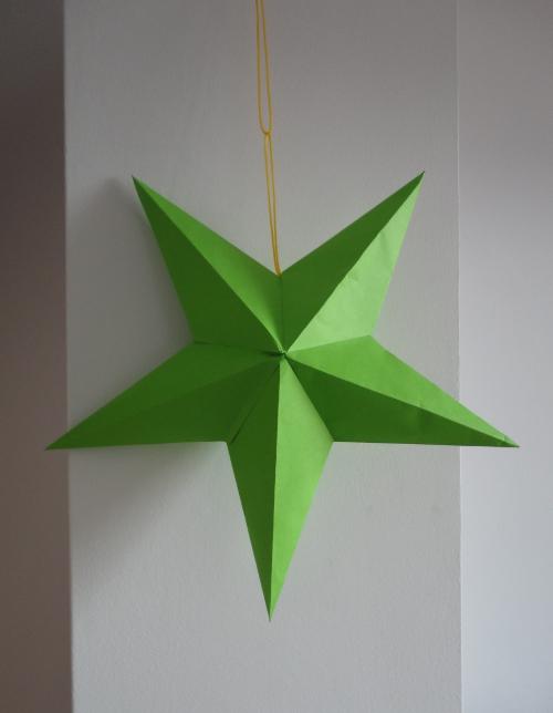Diseña una lámpara de estrella de papel