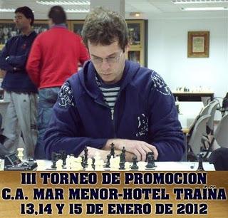Alberto Muñoz Navarro gana el III Torneo de Promoción C.A. Mar Menor-Hotel Traiña 2012