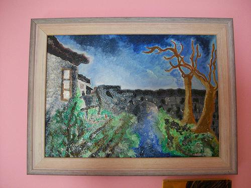 mi primer cuadro enmarcado : 1993 mi primer cuadro enmarcado : 1993