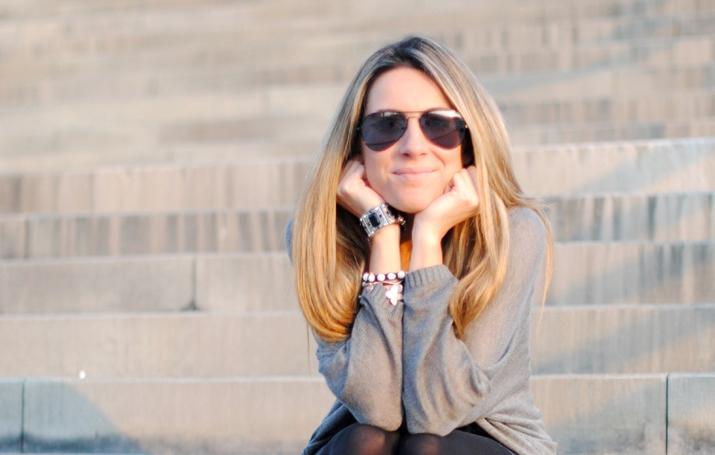 Studded boots in front of the sea Studded boots in front of the sea