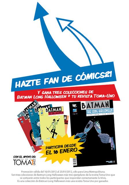 Gana un tomo empastado de Batman Long Halloween con cómics.21‏