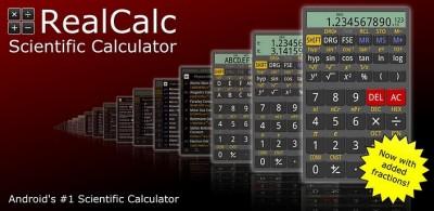 Calculadora científica para Android con RealCalc Scientific Calculator