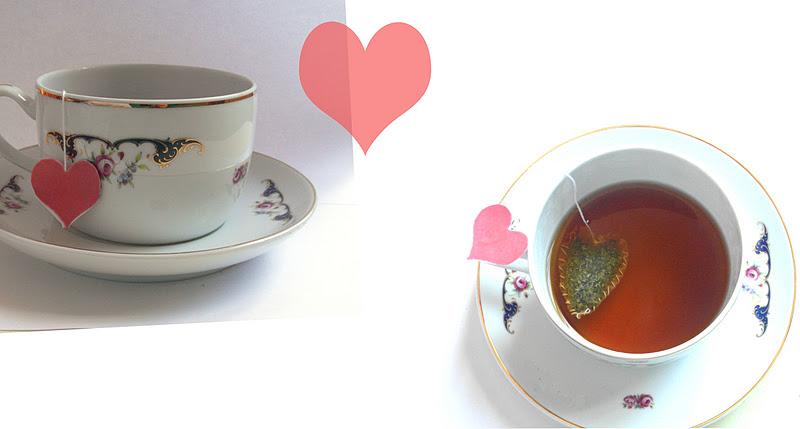 DIY Especial San Valentin - Bolsitas de té I love you