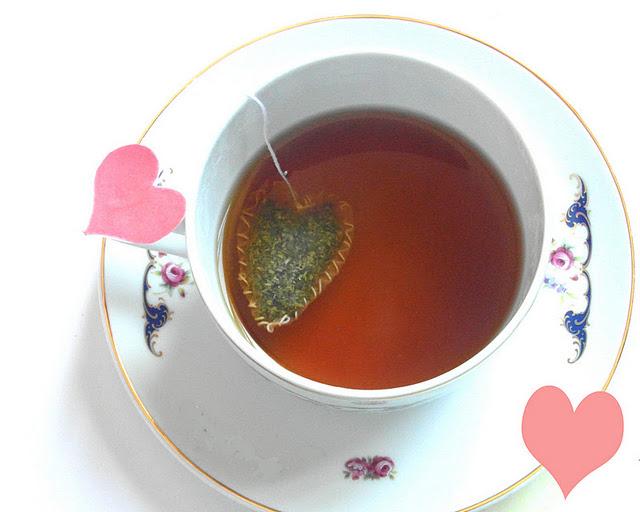 DIY Especial San Valentin - Bolsitas de té I love you