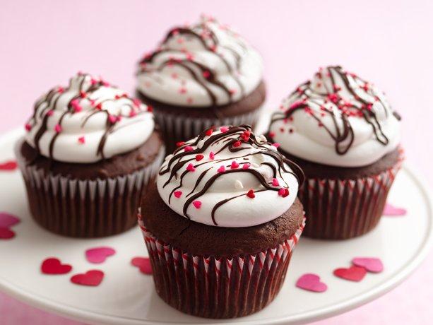 Cupcakes Parfait de San Valentín