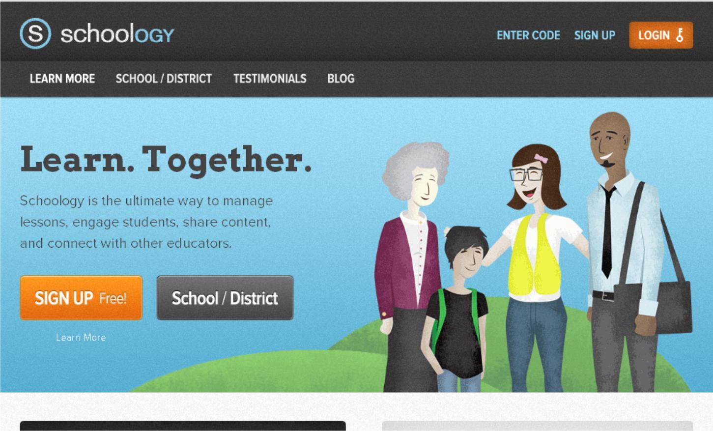 Schoology una plataforma de Redes sociales en la Educación