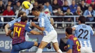 MALAGA CF  1-4  FC BARCELONA