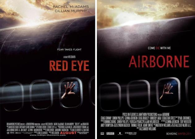 Alerta Copy/Paste: Los posters de “Red eye” y “Airborne”
