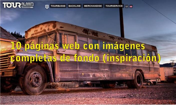 Hosted by imgur.com 10 páginas web con imágenes completas de fondo (inspiración)