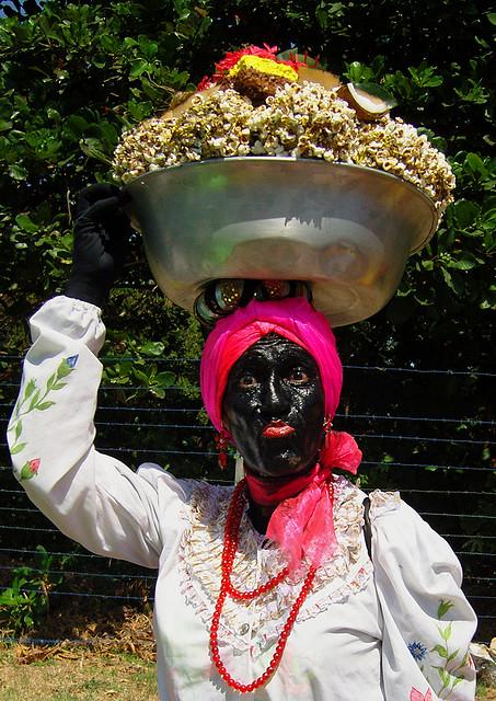 Disfraz de negrita Carnaval 2012 en Sudamérica: Río de Janeiro, Barranquilla y Gualeguaychú
