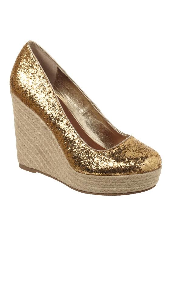 Primark SS12 Sparkly Gold Heels