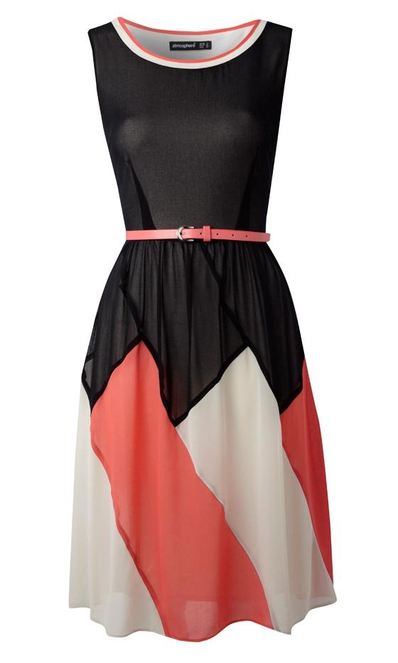 Primark SS12 Sleeveless Colour Block Dress