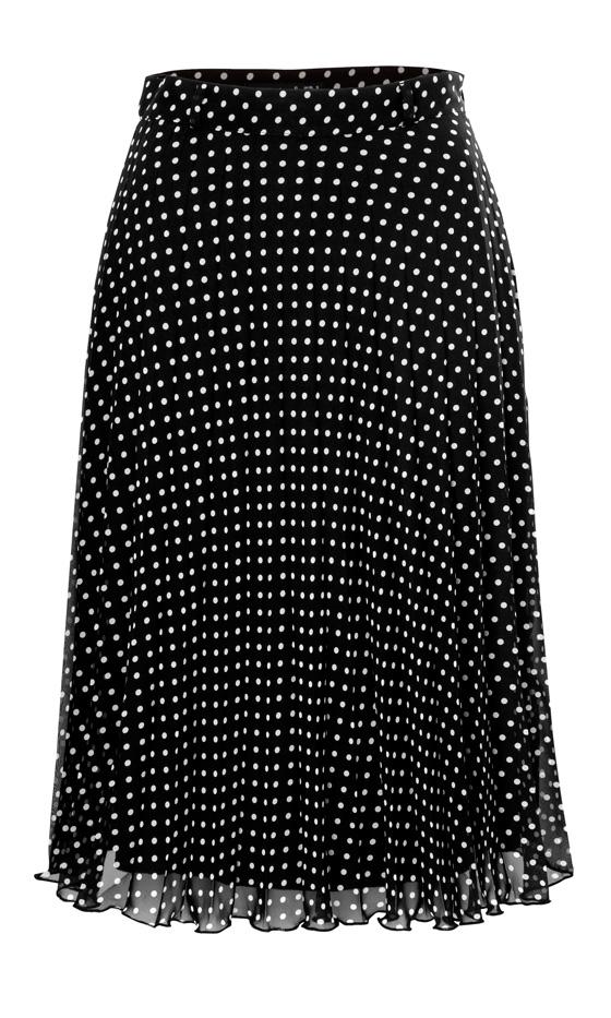 Primark SS12 Black Patterened Skirt